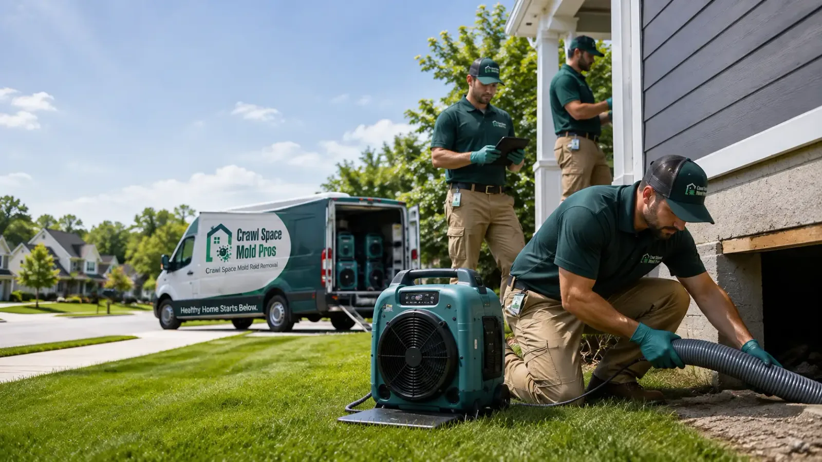 Crawl Space Mold Removal in Elkhart, TX